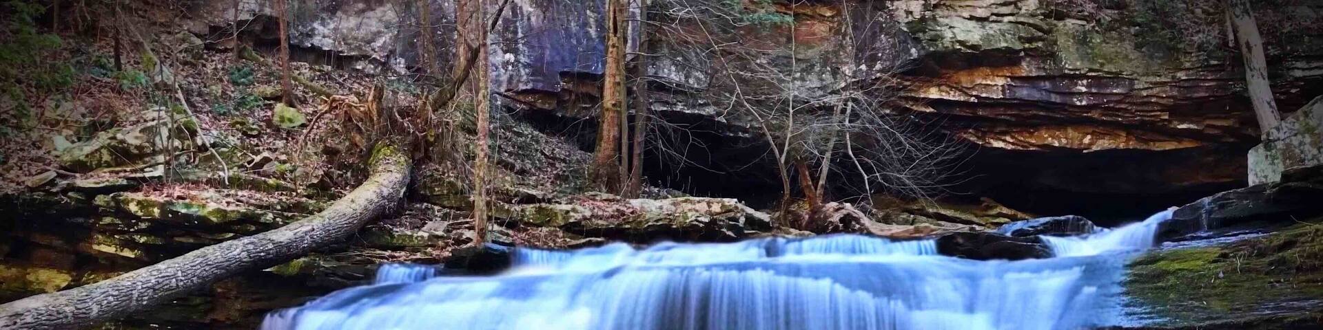 Nice little waterfall on Sitton’s Gulch Trail in Cloudland Canyon State Park