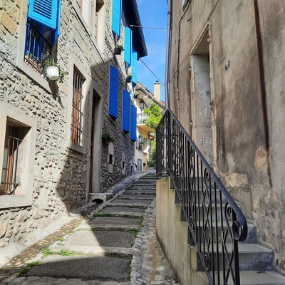 Ruelle de Rumilly en Haute-Savoie en France