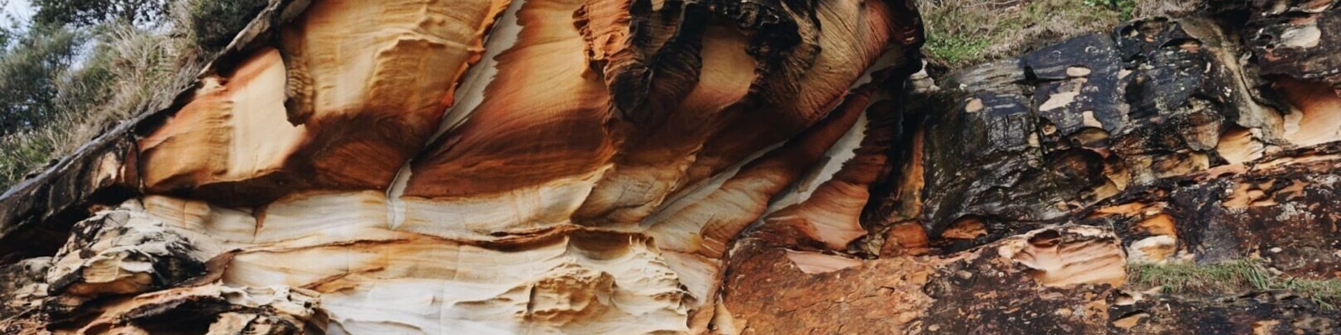 More rocks from Putty Beach in Bouddi National Park #australia #nsw #hiking