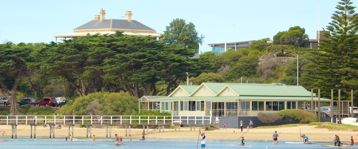 Sorrento featuring a sandy beach and water sports