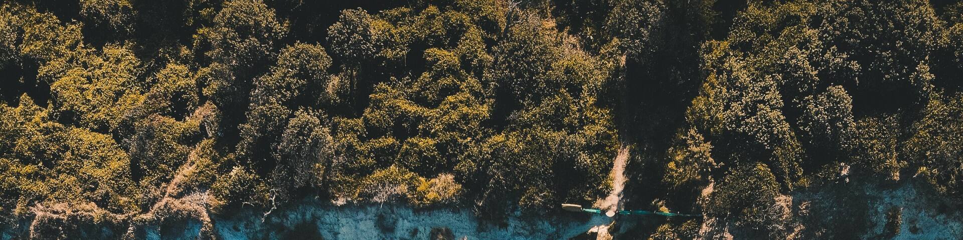 Drone shot of Middle Rock Beach at Lake Cathie, near Port Macquarie on the Mid North Coast, New South Wales, Australia