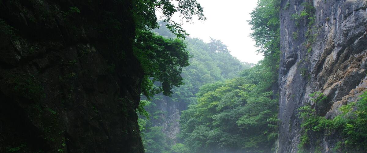 Geibi-kei, a valley in Iwate, Japan