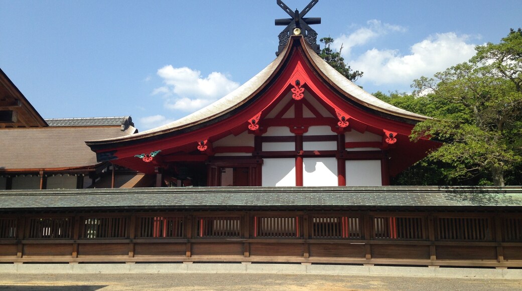 宗像大社(辺津宮)本殿の側面