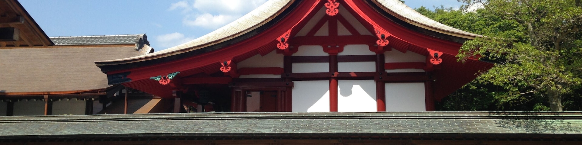 宗像大社(辺津宮)本殿の側面