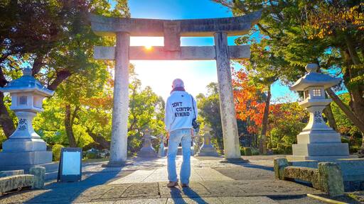 Munakata Taisha, a collection of three Shinto shrines and head of the approximately 6,000 Munakata shrines all over Japan, Fukuoka, Kyushu