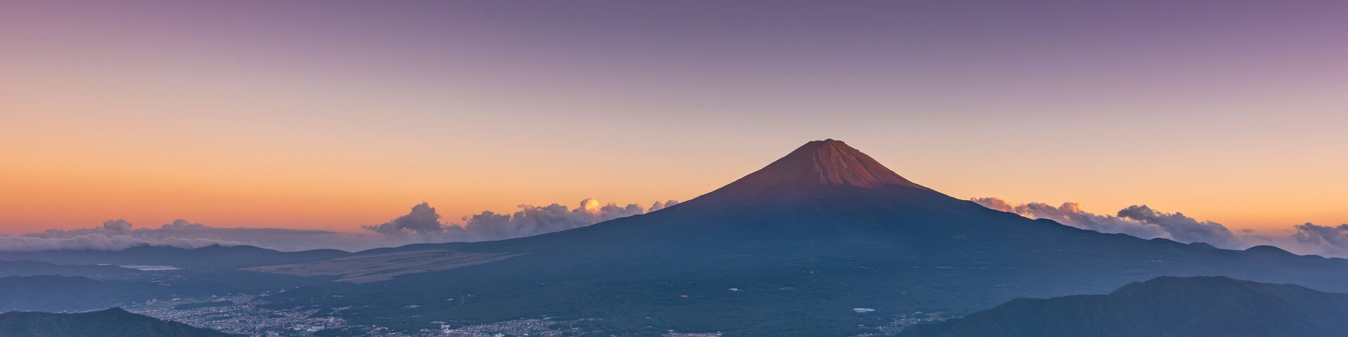Mount Fuji in summer, Japan,Yamanashi Prefecture,Fuefuki, Yamanashi