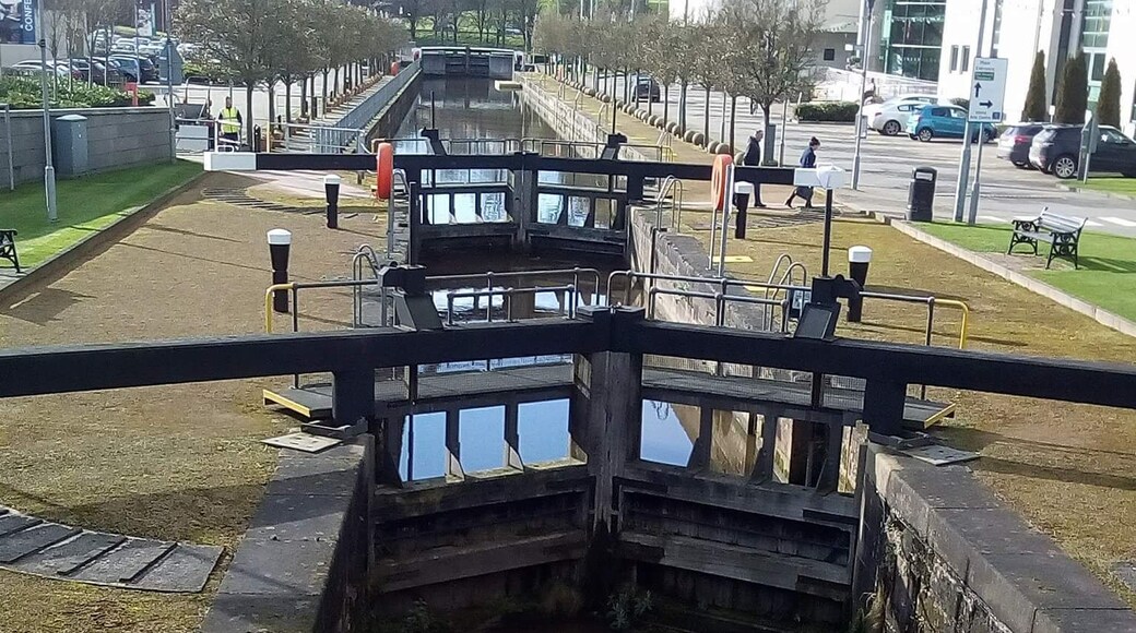 Lock gates at Lisburn civic center