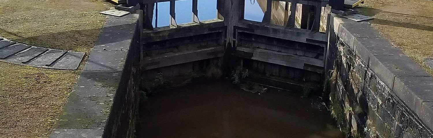 Lock gates at Lisburn civic center
