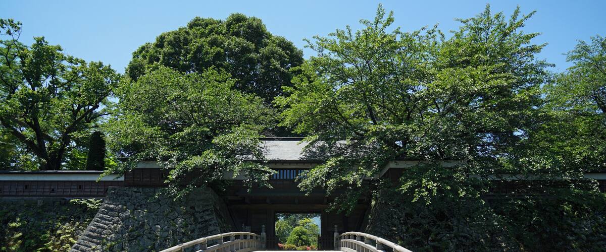 Takashima Castle in Suwa, Nagano prefecture, Japan.