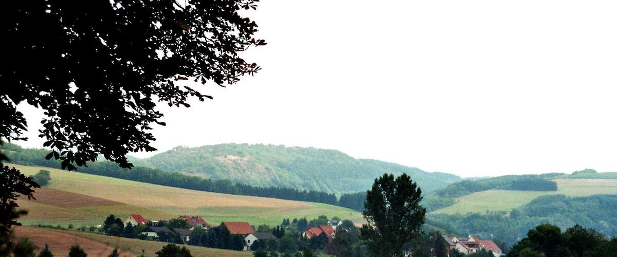 Ulmet, view from the Protestant church to Rathsweiler
