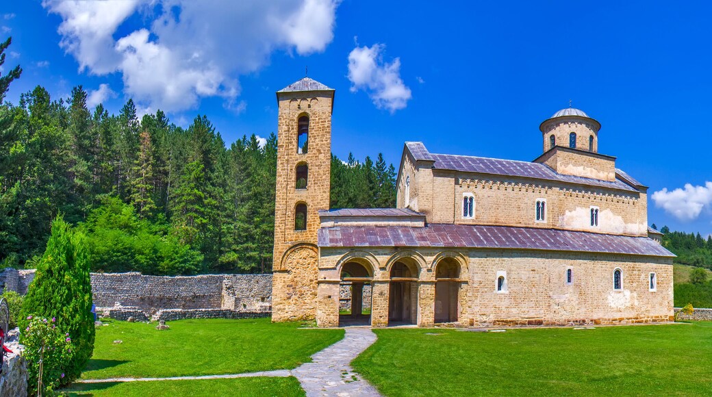 Sopocani monastery in Serbia