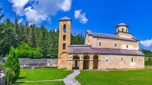 Sopocani monastery in Serbia