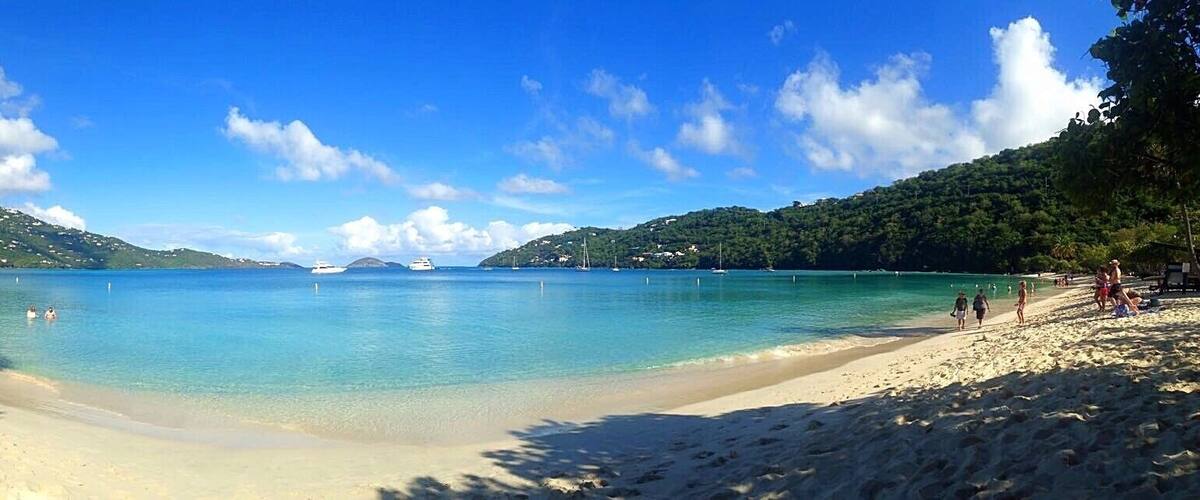 Make sure to have a towel ready to warm up after entering the cold water in st. Thomas! #lifeatexpedia #bvsblue