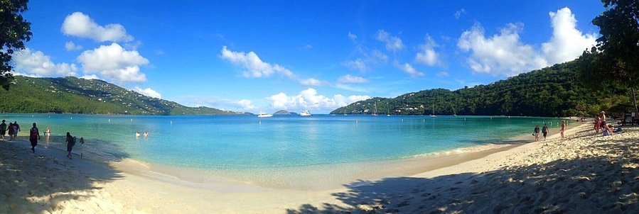 Make sure to have a towel ready to warm up after entering the cold water in st. Thomas! #lifeatexpedia #bvsblue