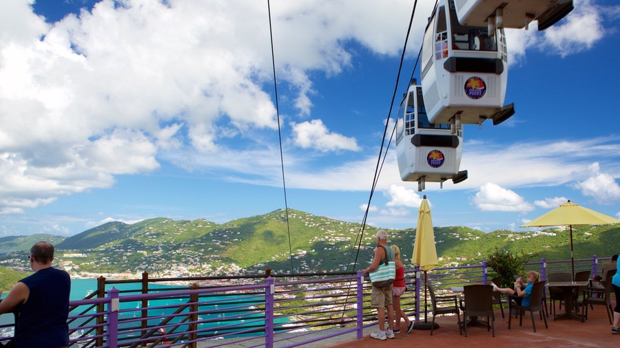 St. Thomas which includes a gondola and landscape views
