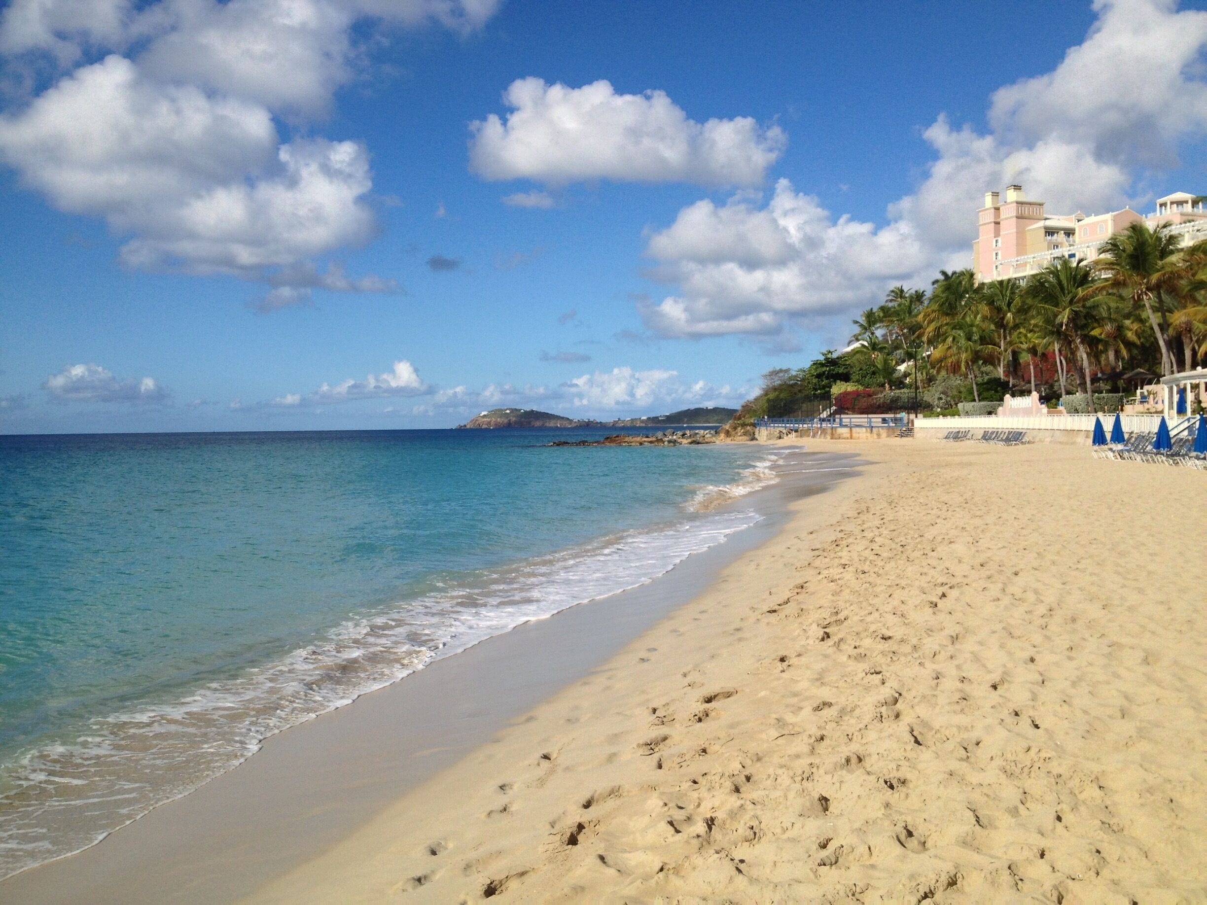 This is one of the best beaches in St.Thomas.  We've stayed at this Marriott several times and always had a terrific experience.