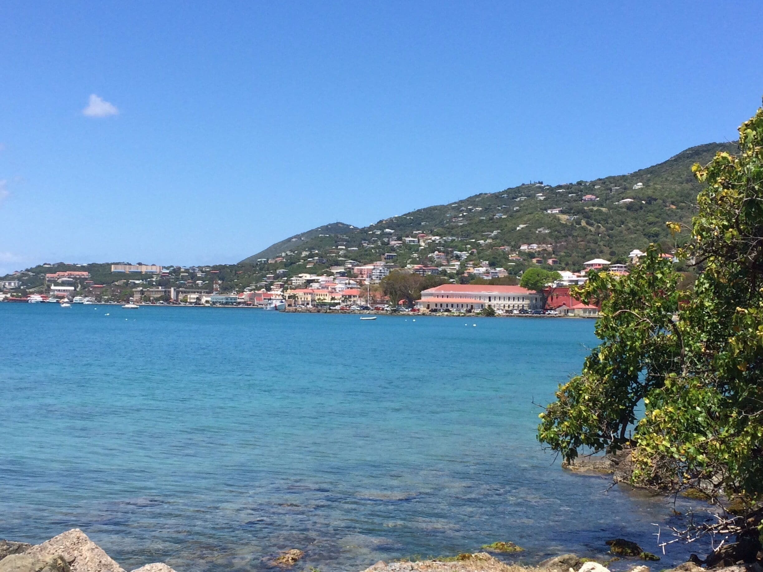Walking back into Charlotte Amalie