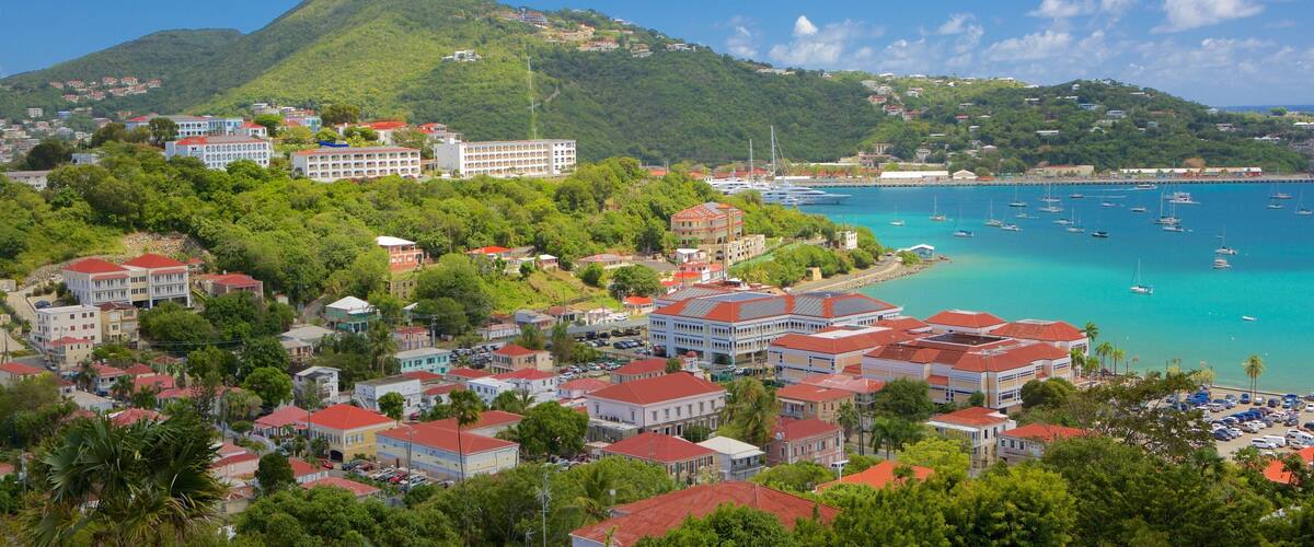St. Thomas montrant panoramas et ville cĂŽtiĂšre
