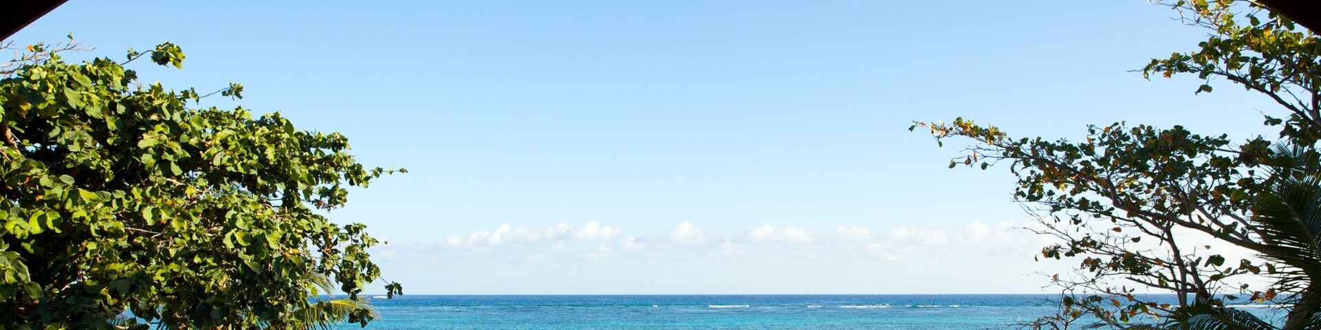 Stunning view of Viwa Island's beach and clear ocean waters in Fiji, showcasing tropical beauty and tranquility
