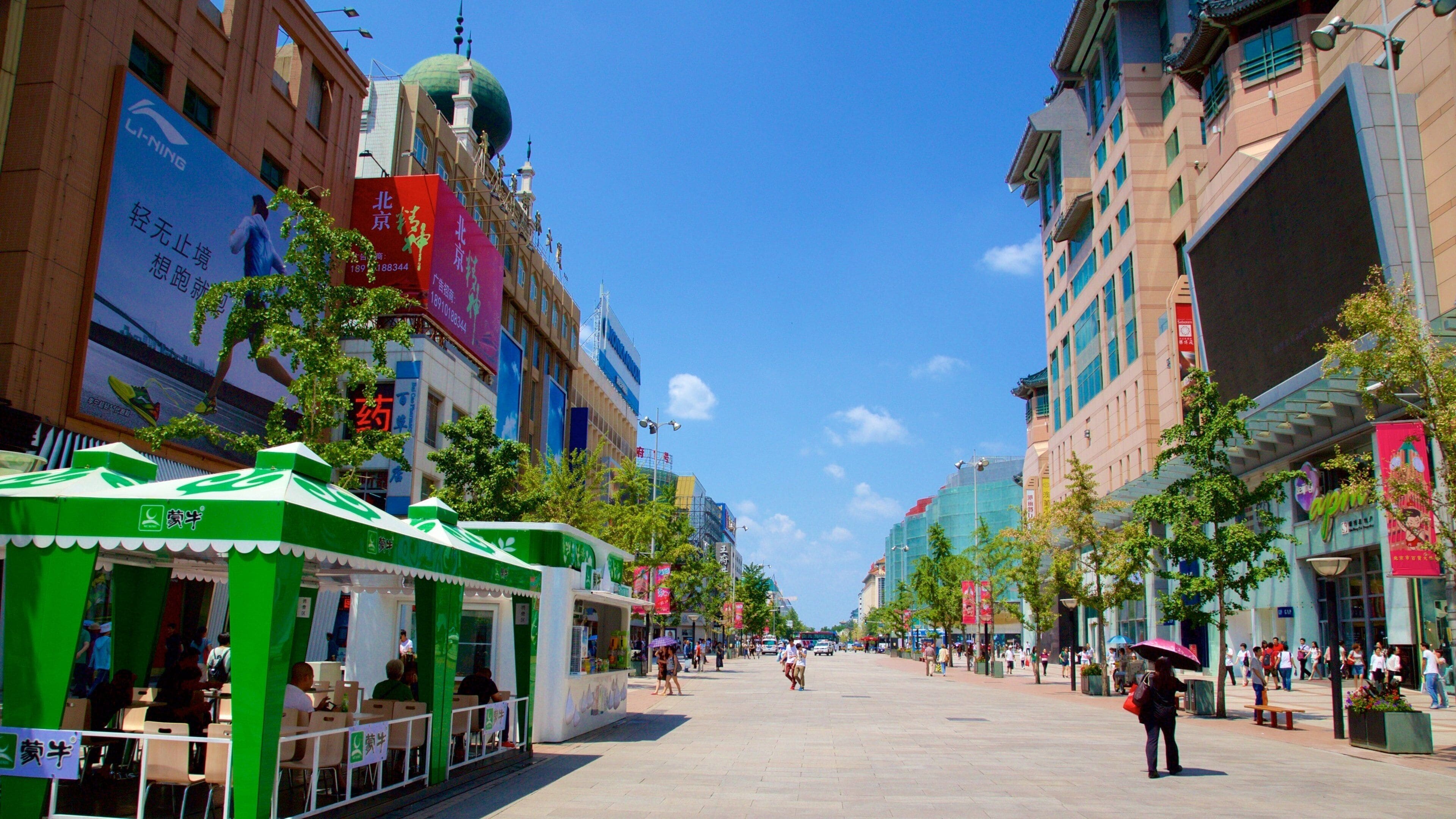 Wangfujing Street showing city views, street scenes and a city