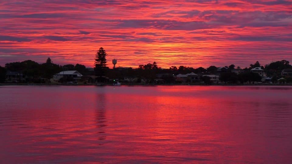 Beautiful Sunset on the water.