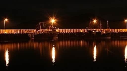 Boats at Port Crannaich The herring fleet at Carradale used to be quite large, nowadays, like so many other British ports, it has been decimated.