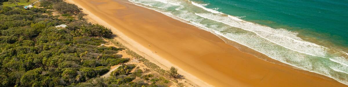 Agnes Water which includes landscape views, general coastal views and a sandy beach