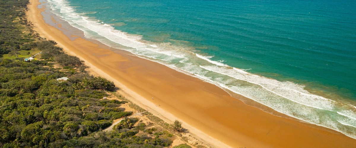 Agnes Water which includes landscape views, general coastal views and a sandy beach