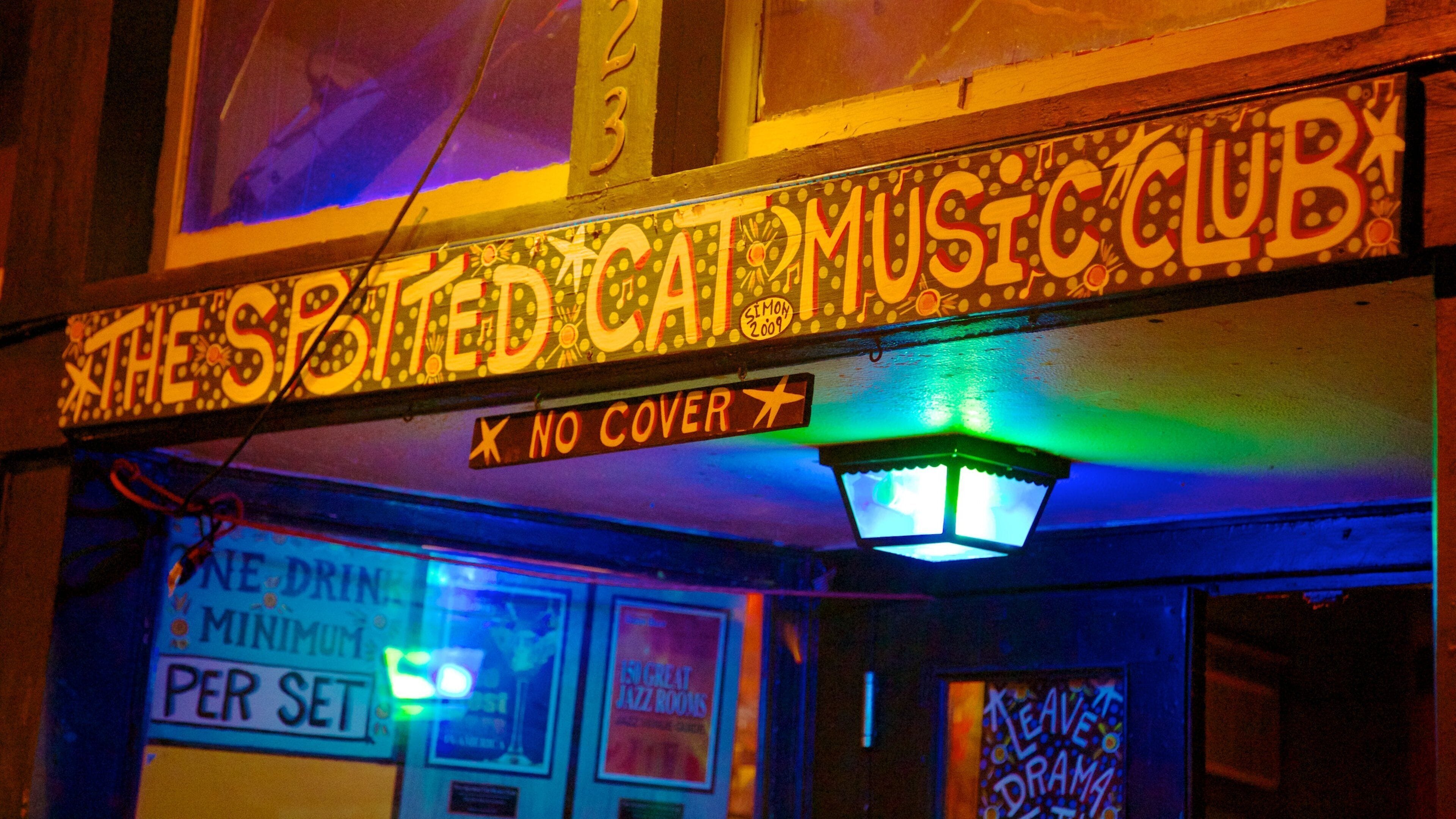 法國街頭爵士舞俱樂部 其中包括 音樂, 夜生活 和 看板