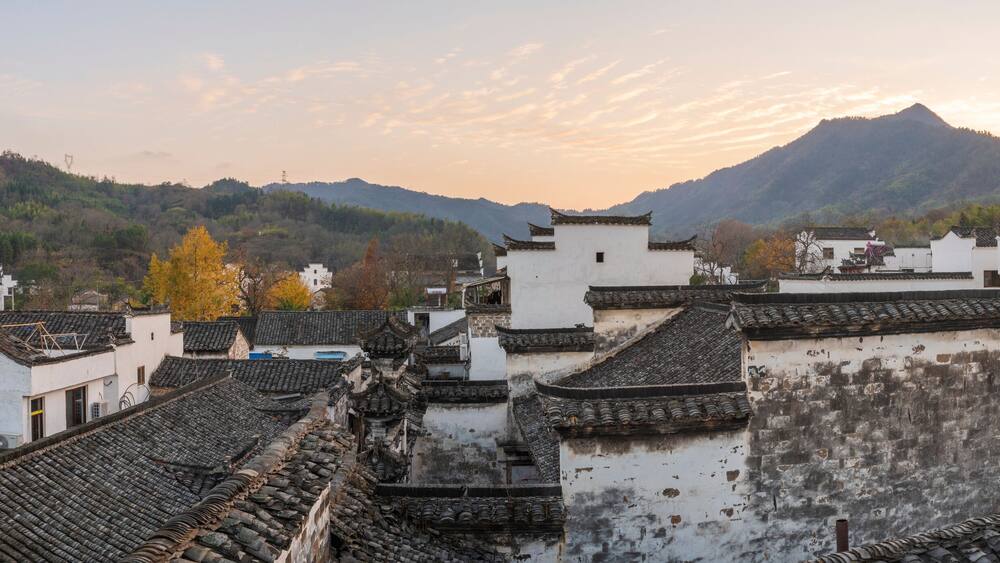 Ancient town of Chazi Village, Jingxian, Xuancheng, Anhui, China
