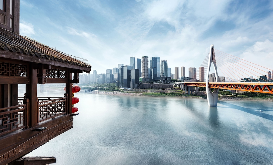 andscape of downtown near water of chongqing in blue sky, Shutterstock ID 505335037, SF SSA Case with Manager Approval: Case 07151371, Job: Prepay credit, Client/Licensee: , Other: