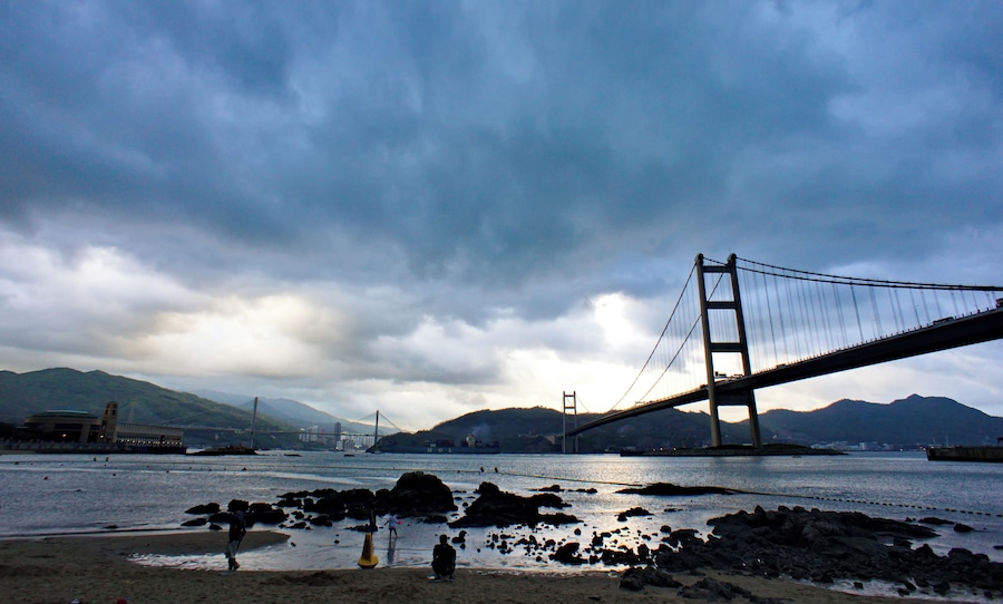 Ma Wan Tung Wan Beach, Hong Kong.