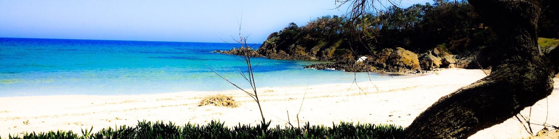 The beautiful beach of Fautea.