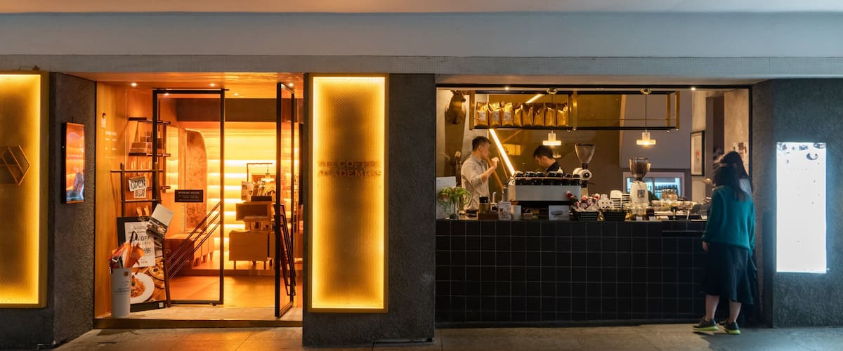 Taikoo featuring cafe scenes and interior views as well as a couple