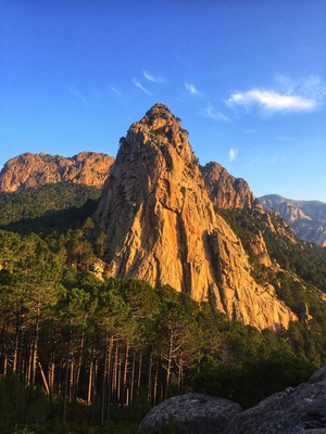 Shortly after leaving the refuge d' I Paliri, along the GR20 on Corsica, just after the ruined Bergeries Capeddu the Punta di l'Anima Damnata (Point of the damned soul) comes into view.
#hiking
#mountains photo challenge