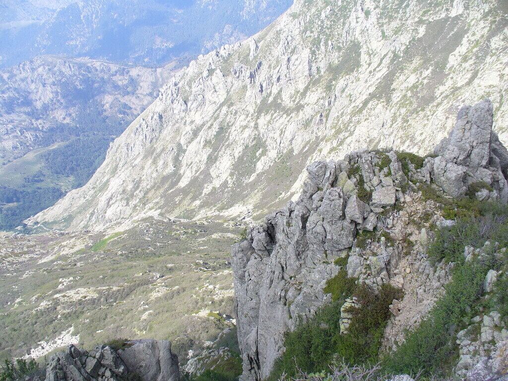 Corsica - Monte d'Oro - Punta Muratello - looking down north-west