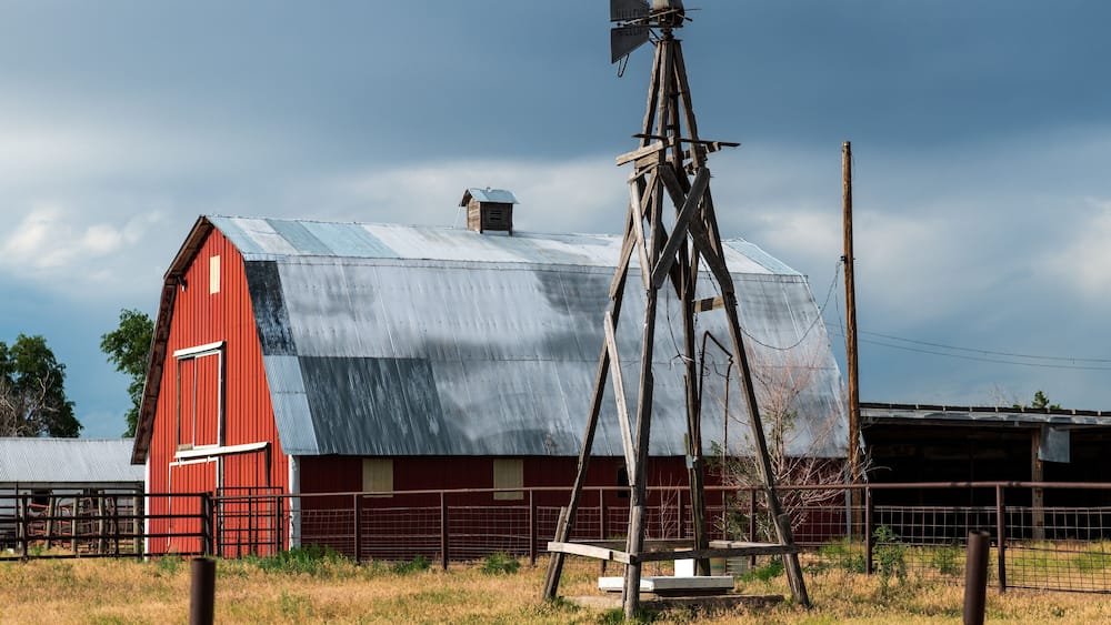 Red Barn in Eastern Colorado, Great Plains
