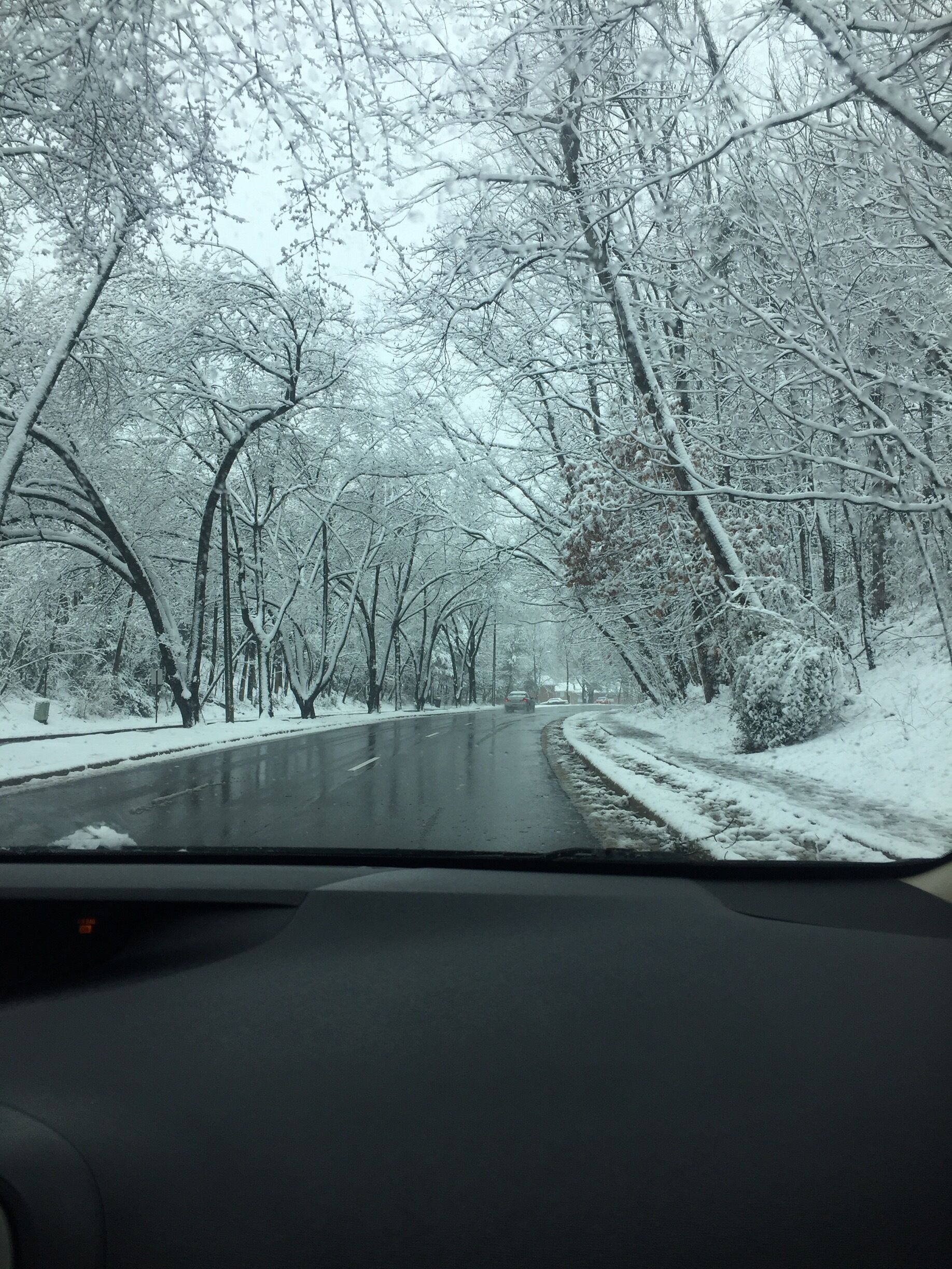 Last snowfall of winter 