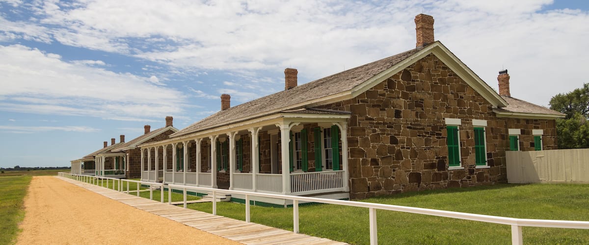 Buildings at Fort Larned National Historic Site, Kansas
