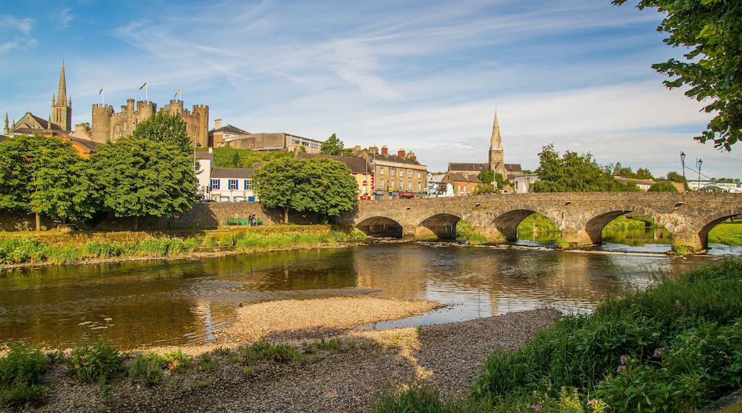 Enniscorthy showing a river or creek and a bridge