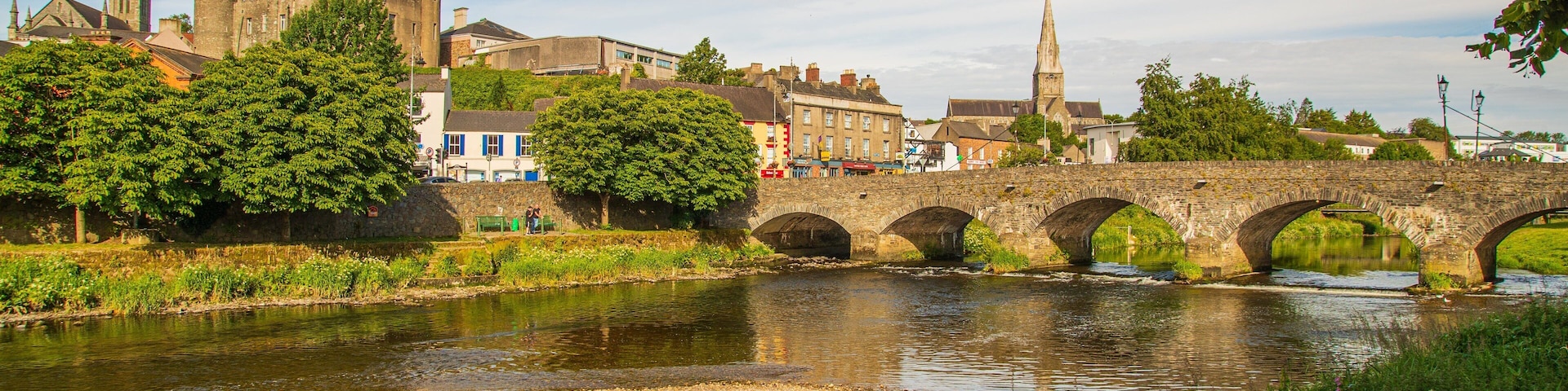 Enniscorthy showing a river or creek and a bridge