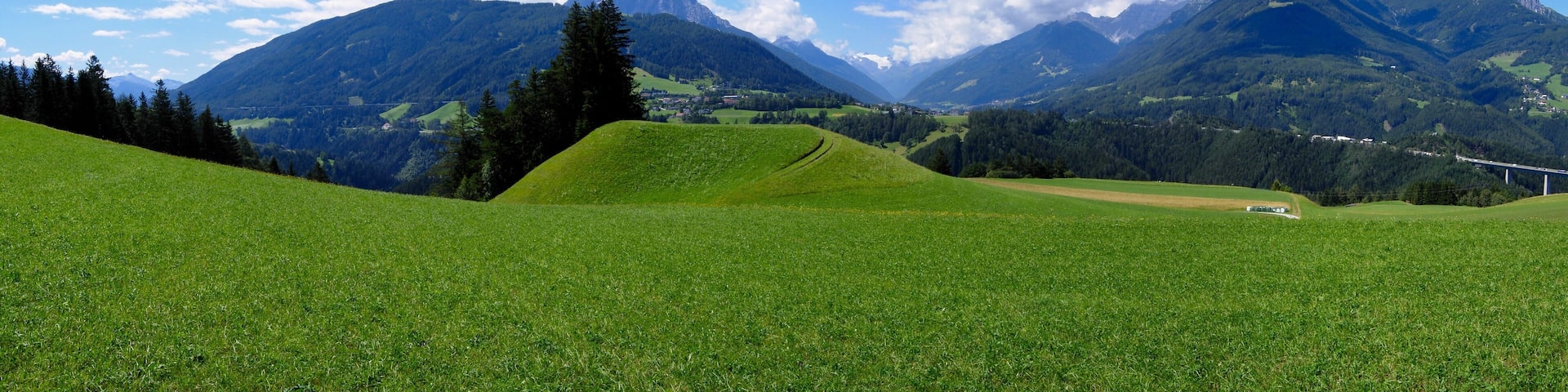 Brennertal mit Brennerautobahn