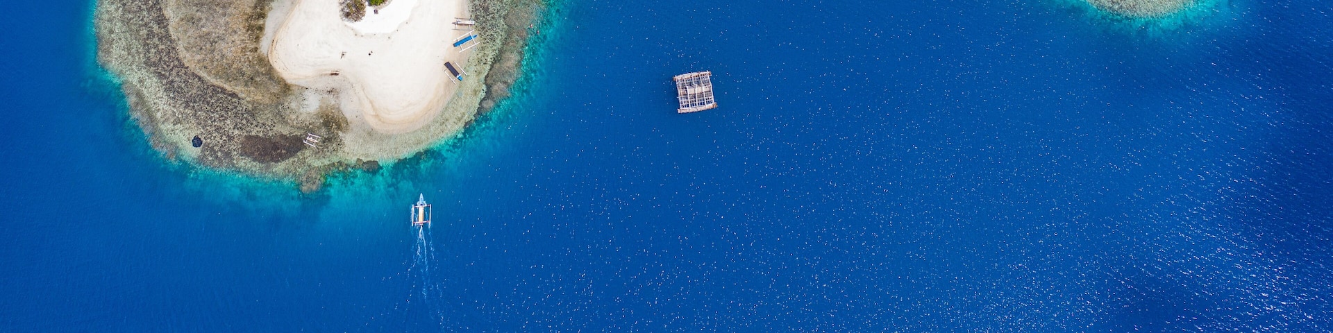 Top down of Gili Kedis and satellite