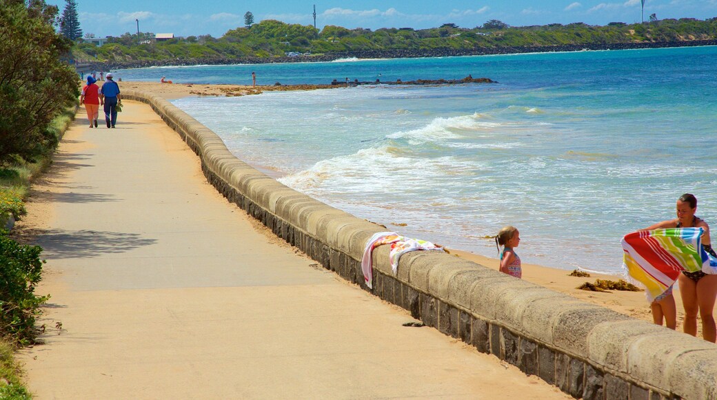 Point Lonsdale featuring hiking or walking and a beach