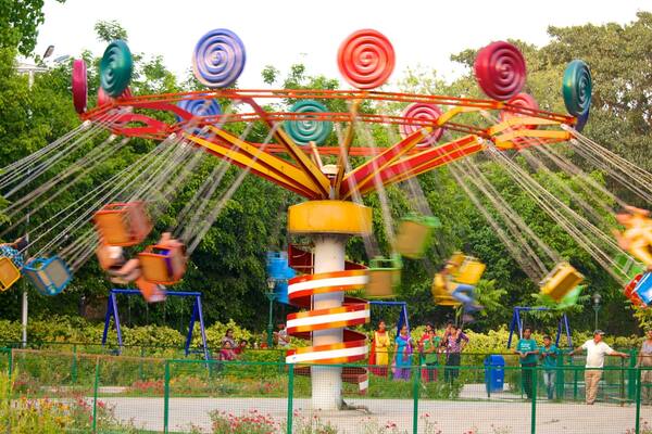 Nicco Park which includes rides and a garden
