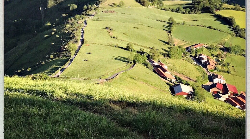 St Michel after Leaving St Jean pied de Port in the distance on the Camino de Santiago