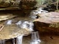 River in Hocking Hills State Park near Old Man's Cave in the spring.