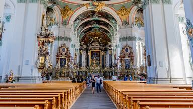 Visite de l'Abbaye de Saint-Gall en Suisse