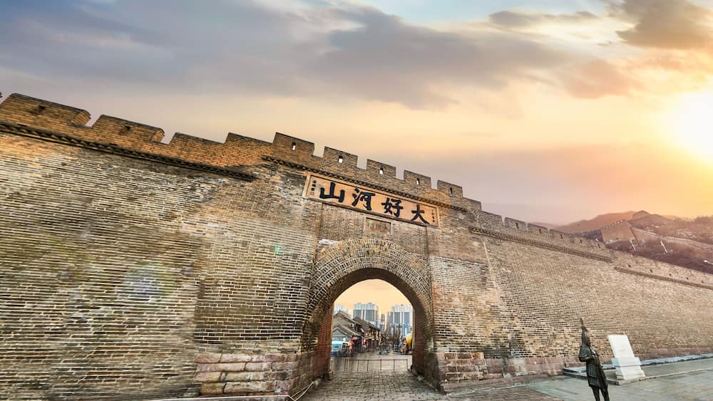 Dajingmen Gate of the Great Wall of Zhangjiakou City, Hebei Province, China