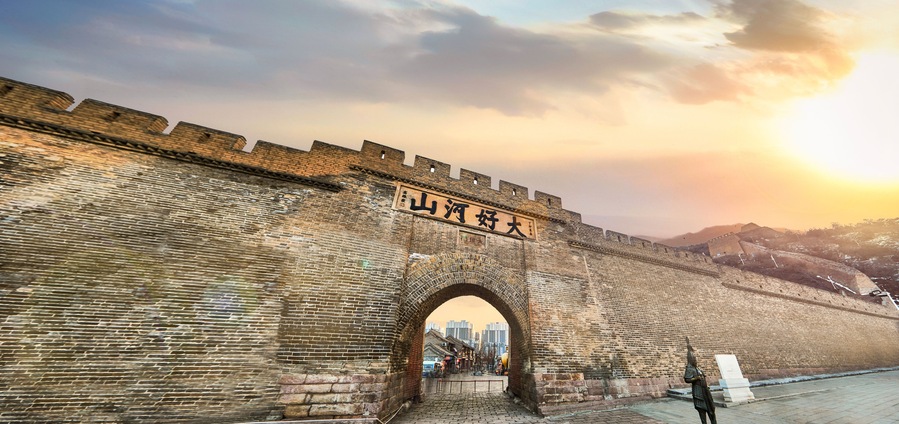 Dajingmen Gate of the Great Wall of Zhangjiakou City, Hebei Province, China